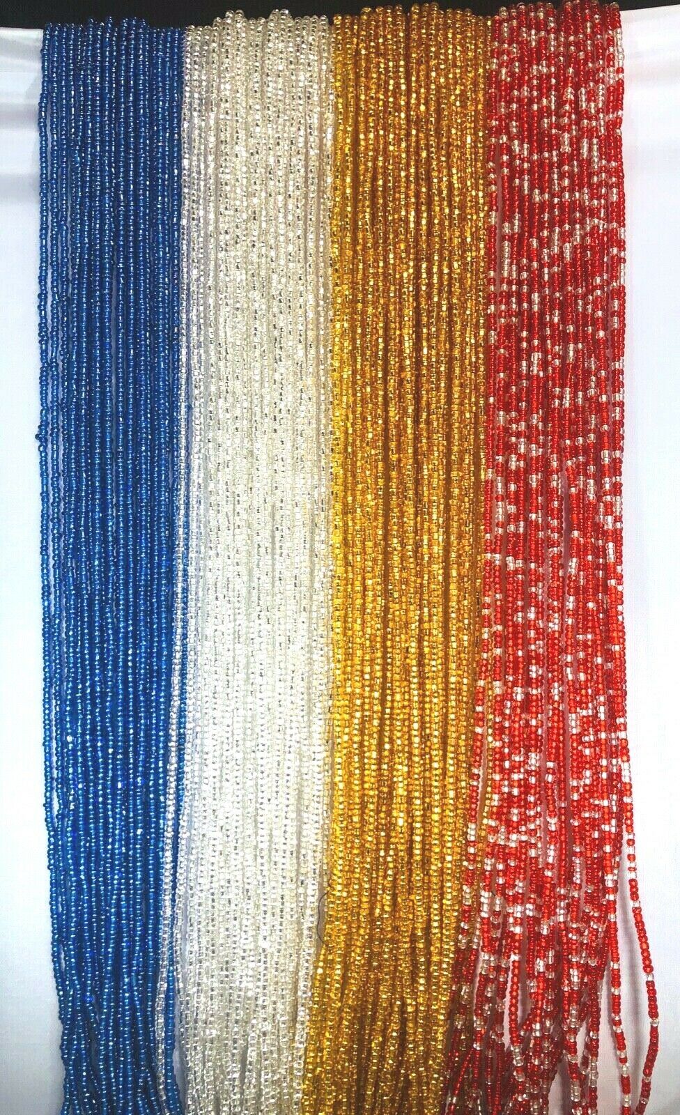 28"-50" Elegant Tie On African Waist Beads Belly Chain Jewelry Waist Controller